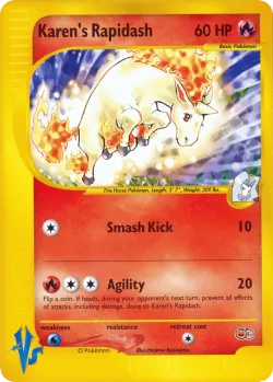 Karen's Rapidash 「TROPICAL_MEGA_BATTLE No. 012」「EN」